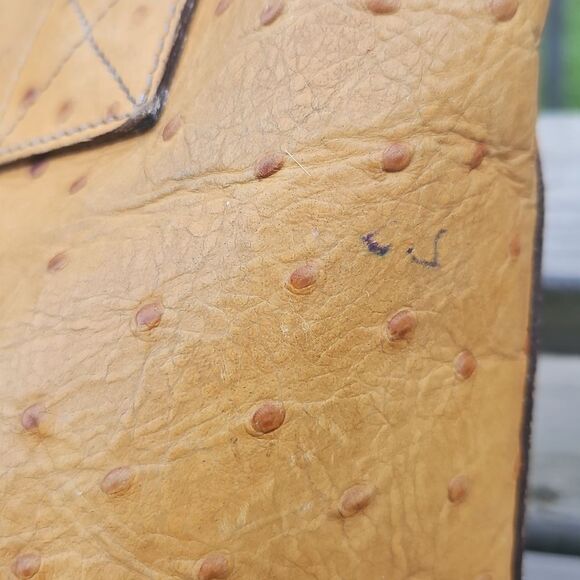 Dooney & Bourke Ostrich Embossed Leather Tote Bag – Read Description - Picture 4 of 14